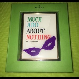 Kate Spade gold plated Much Ado About Nothing